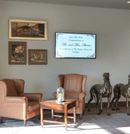 The Upper Lounge with TV Screen